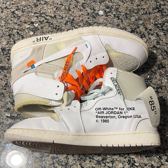 Off-White x Nike White and Orange High-Tops - Picture 1 of 10